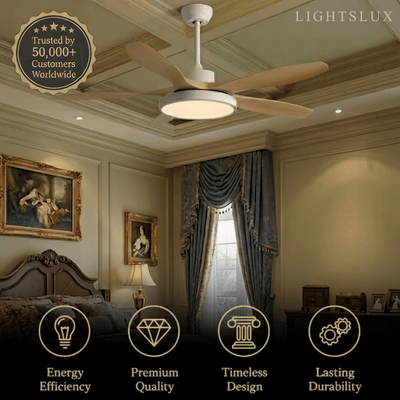 Vivara Scandinavian Large Ceiling Fan Light