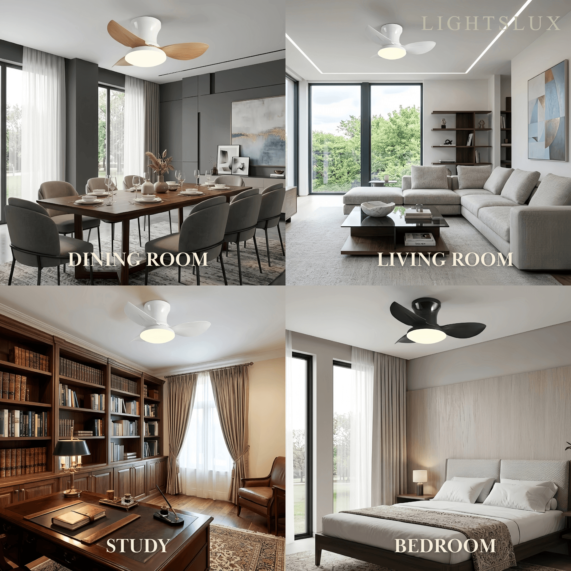 Vivara Modern Ceiling Fan Light 