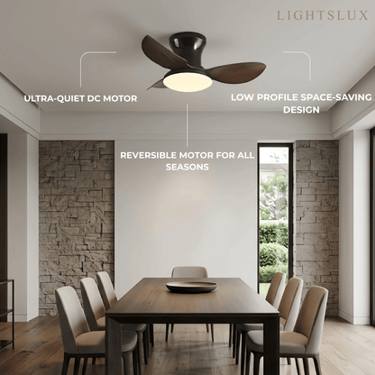 Vivara Modern Ceiling Fan Light 