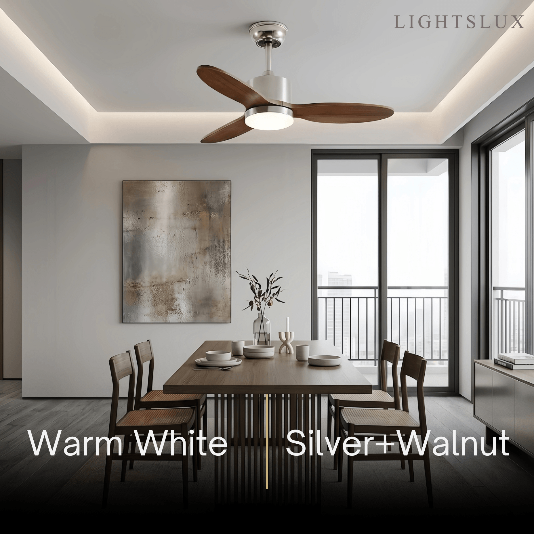 Vivara  Minimalist Ceiling Fan Light