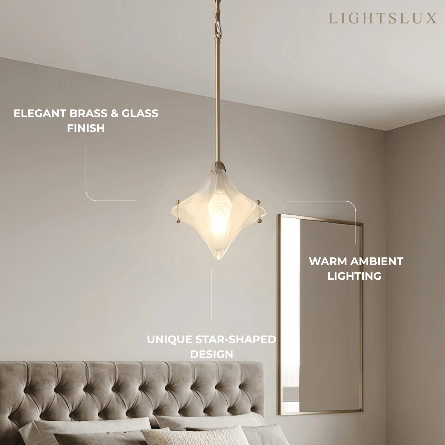 Lunara_Modern_Star_Pendant_Light
