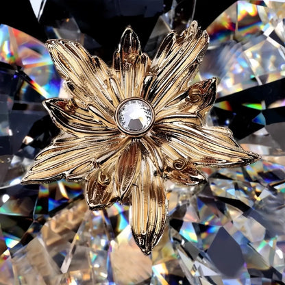 Excelis Luxury Crystal Flower Chandelier
