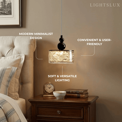 Modern Resin Pendant Light -- Cylinder Shape