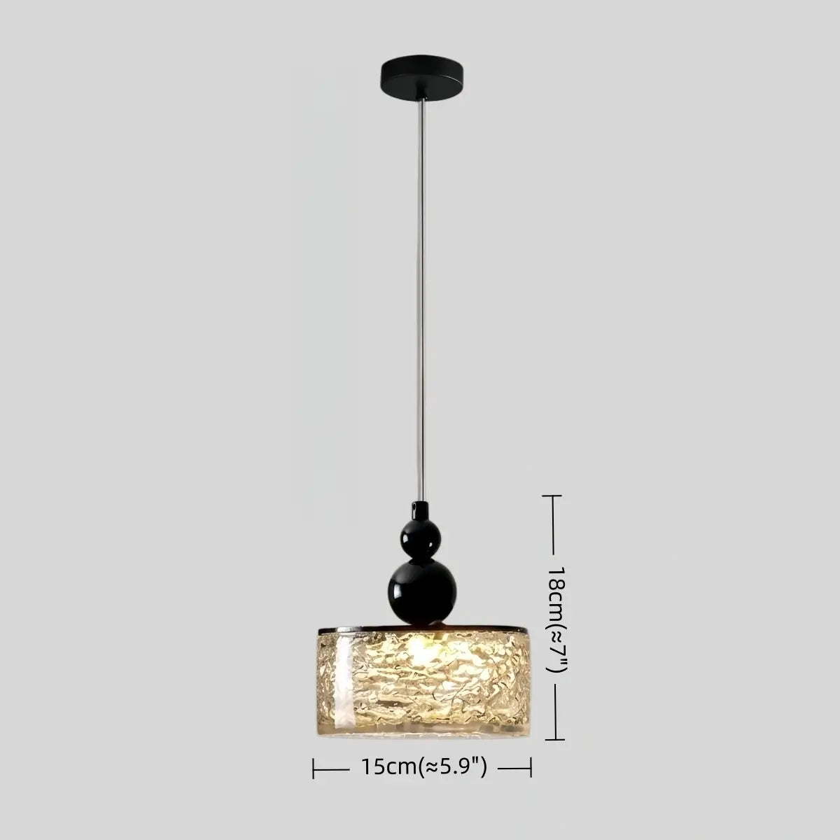 Modern Resin Pendant Light -- Cylinder Shape