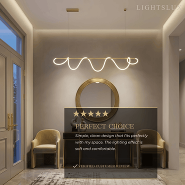 Arcato Minimalist Linear Chandelier
