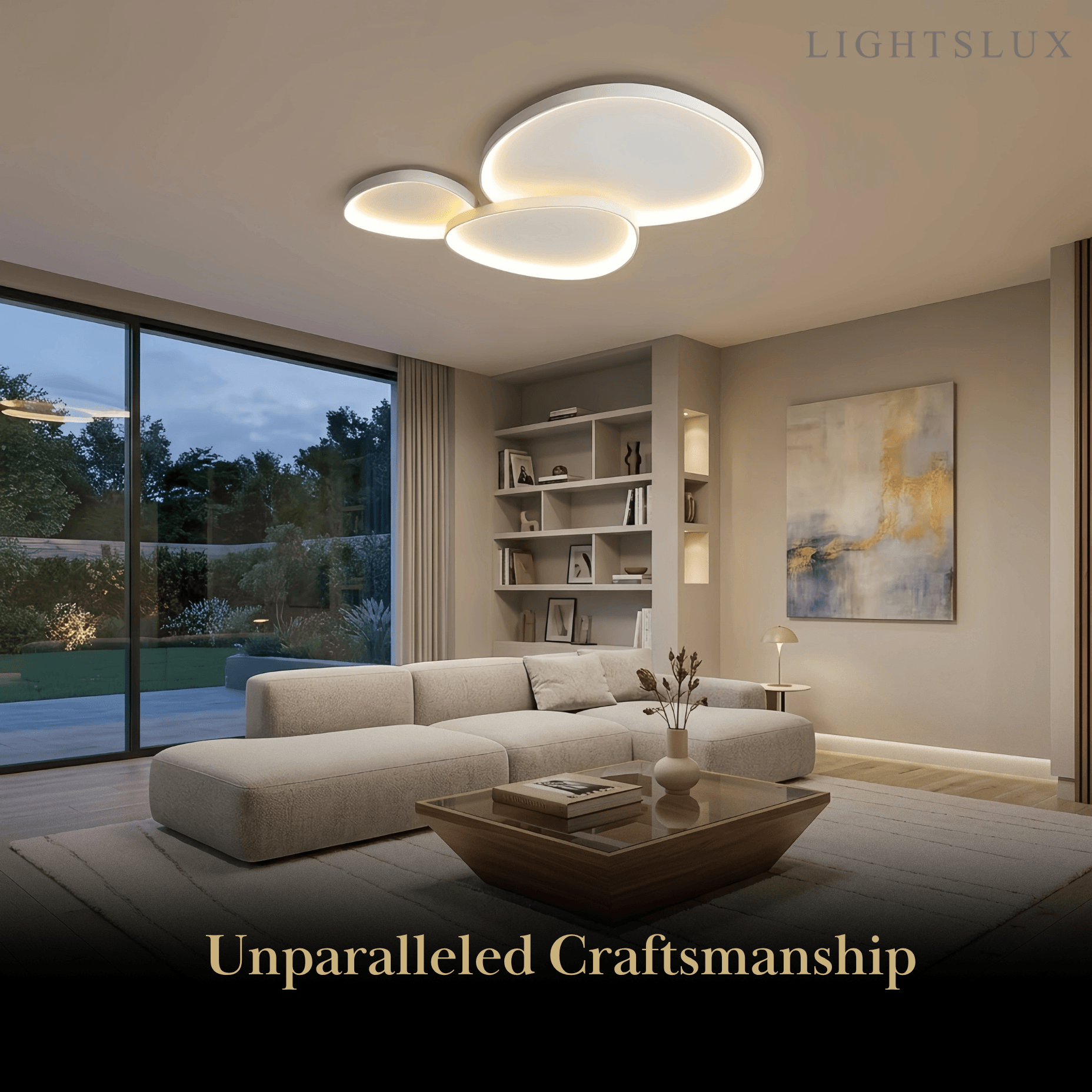 Vivara Minimalist Low Profile Ceiling Light