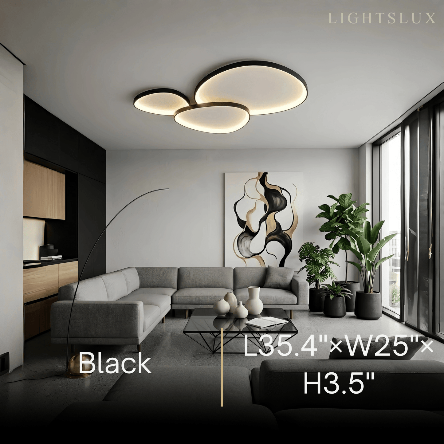 Vivara Minimalist Low Profile Ceiling Light
