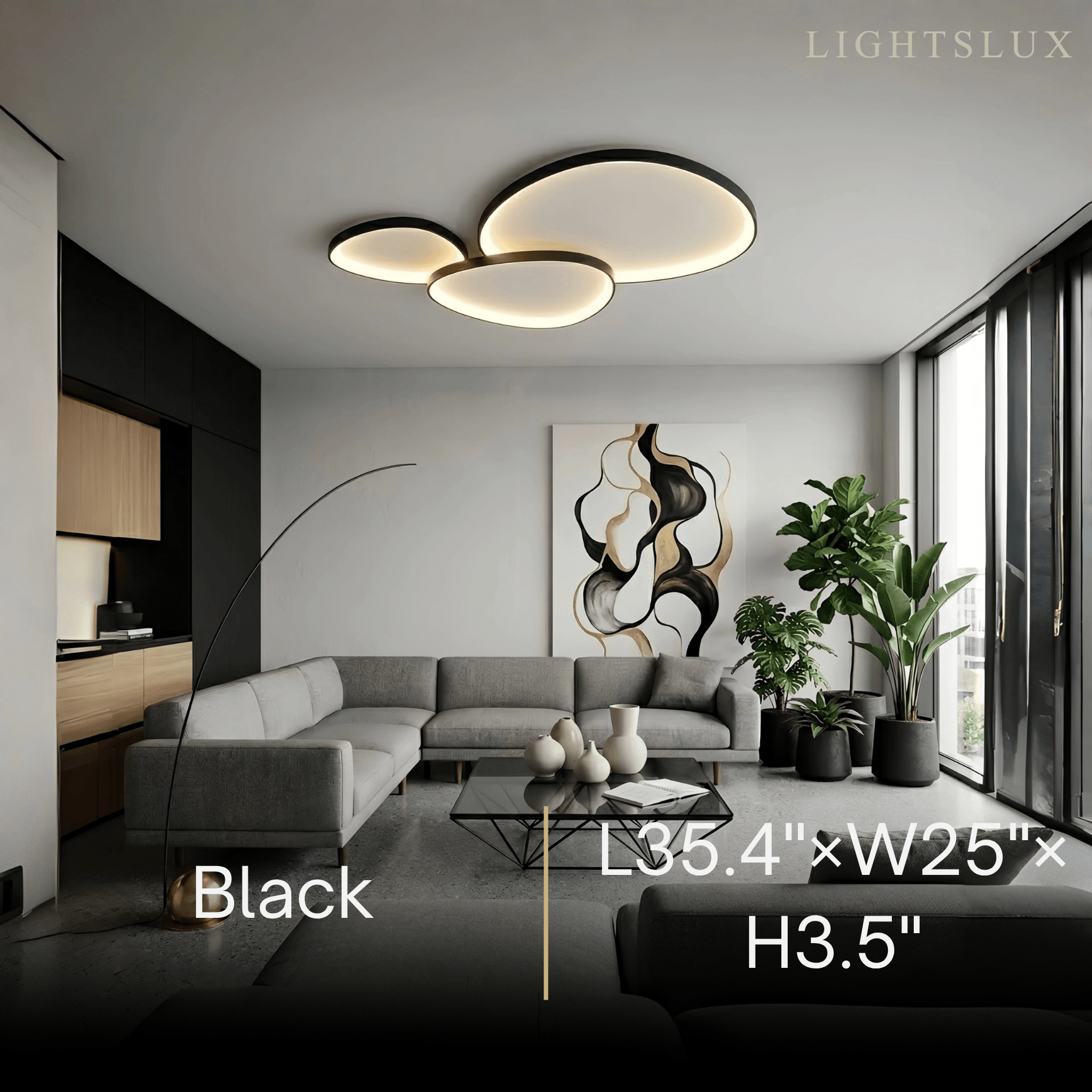 Vivara Minimalist Low Profile Ceiling Light
