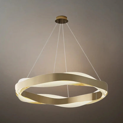 Velora Modern Wave Circular Pendant Light