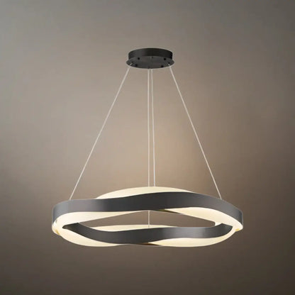 Velora Modern Wave Circular Pendant Light