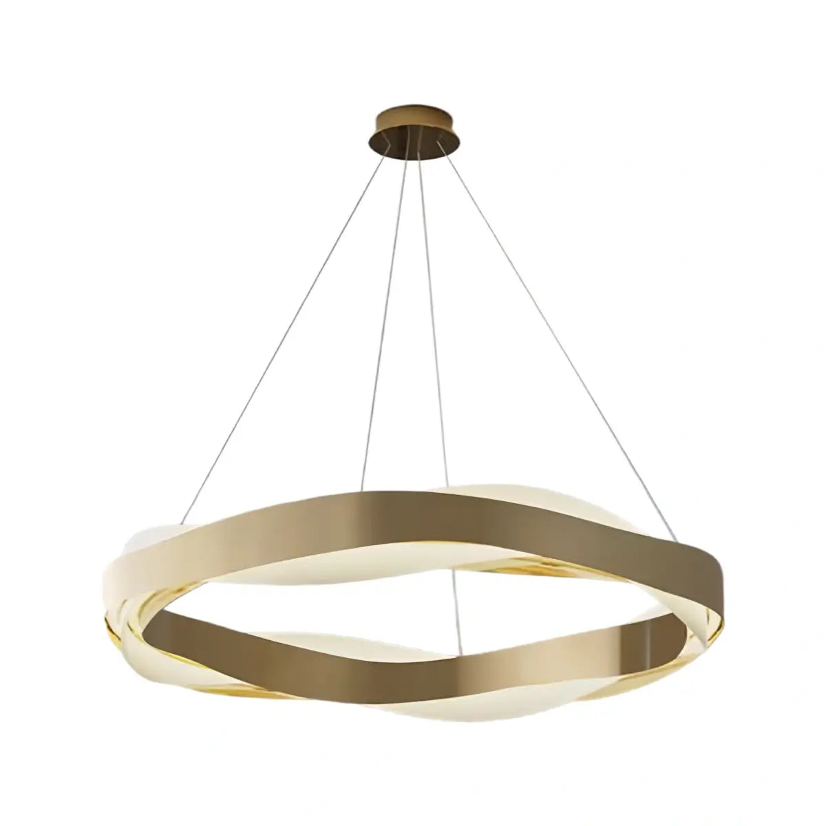 Velora Modern Wave Circular Pendant Light