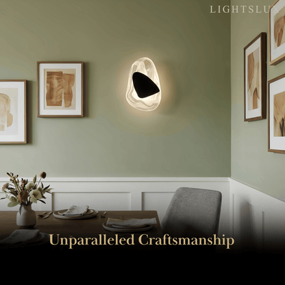 Velora Art Deco Water Ripple Wall Lamp