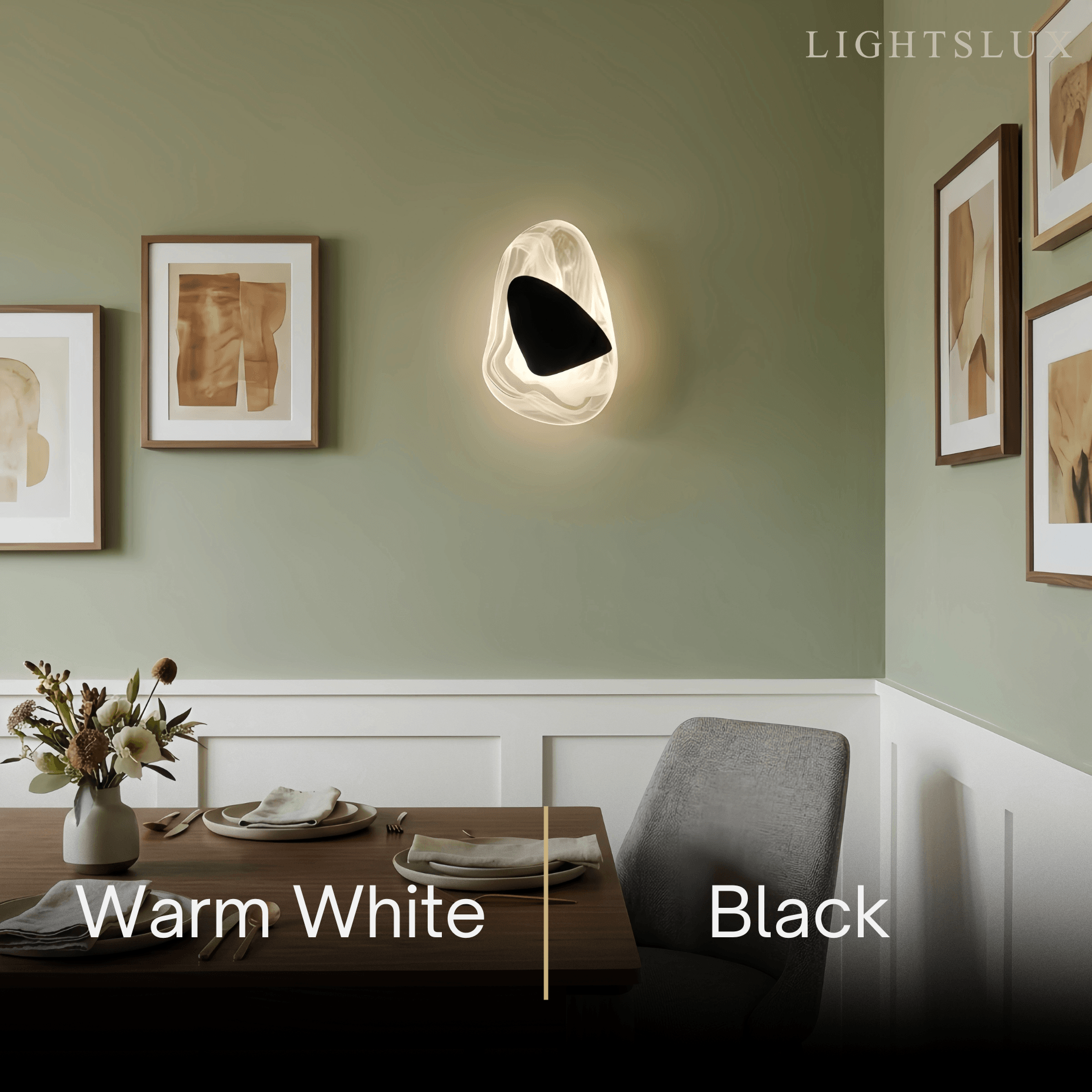 Velora Art Deco Water Ripple Wall Lamp