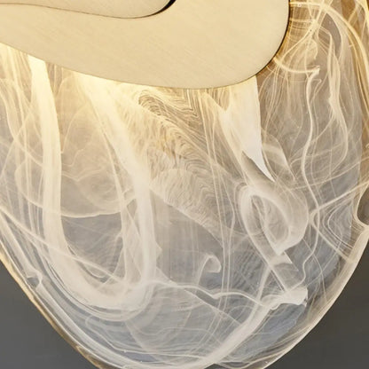 Velora Art Deco Water Ripple Wall Lamp