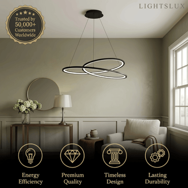 Arcato Nordic Swirl Chandelier