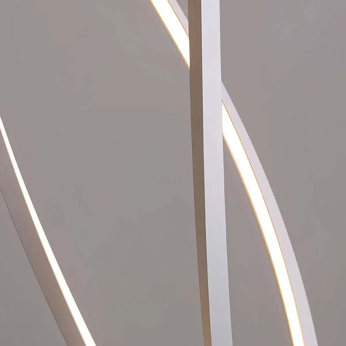 Arcato Art Deco Helix Pendant Light – Black/White Aluminum for Dining Room / Staircase