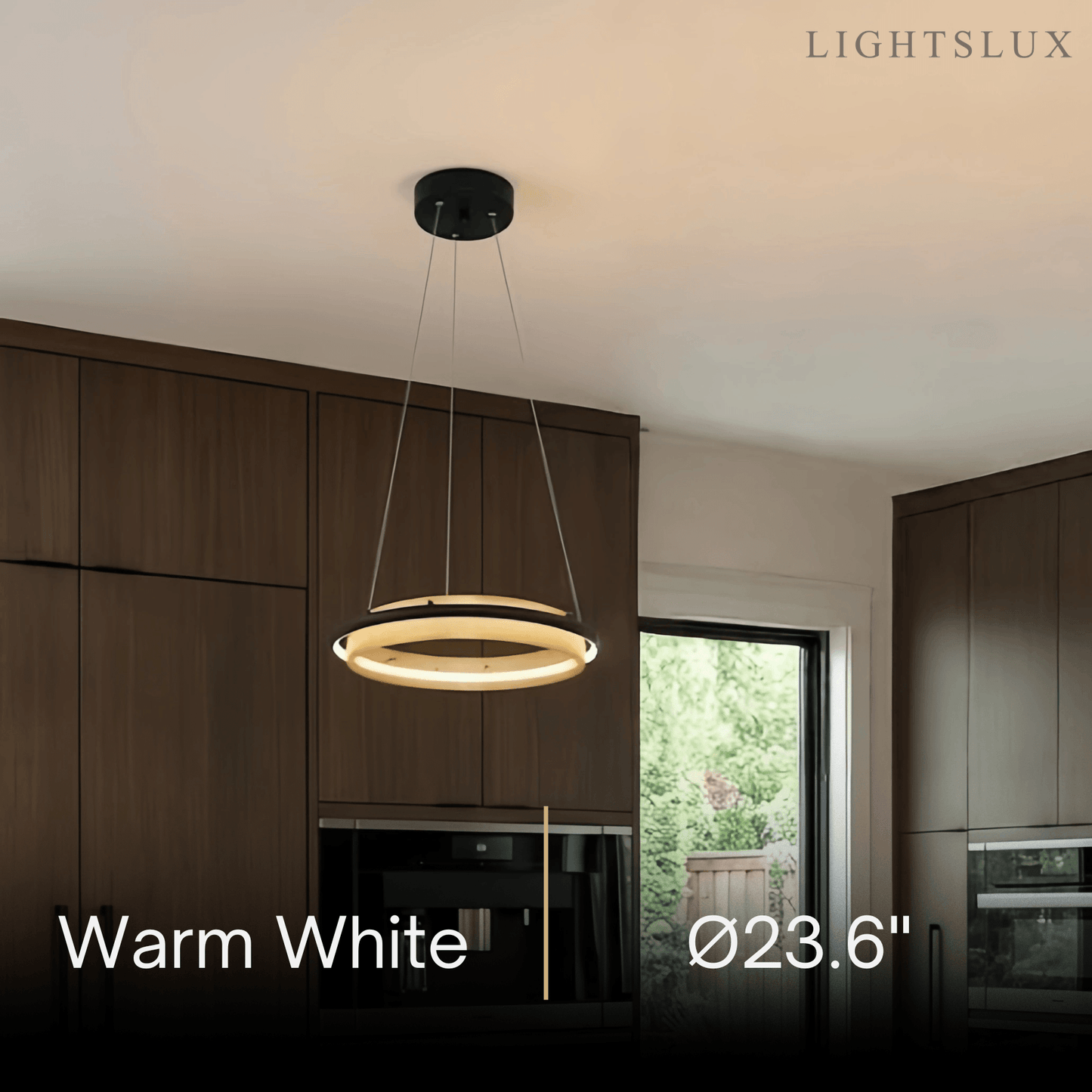 Vivara Post-Modern Ring Pendant Light