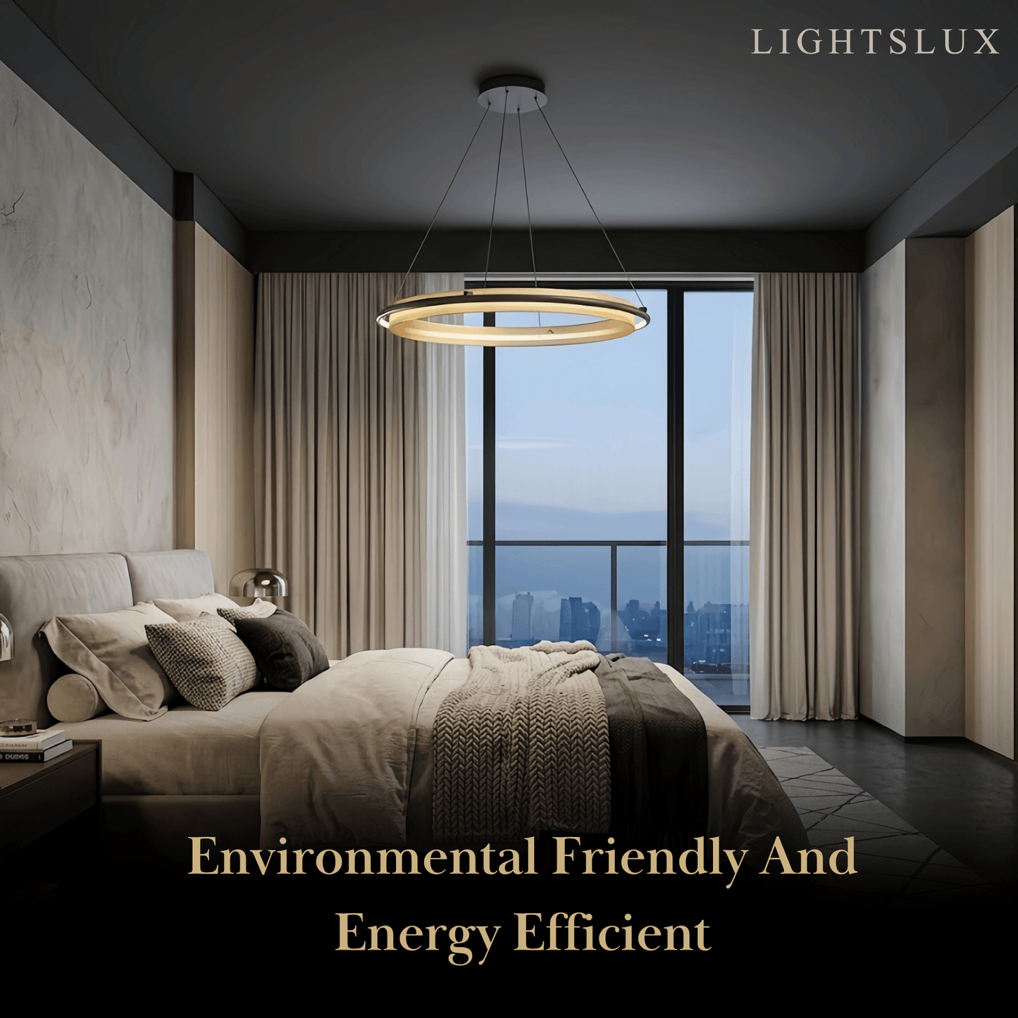 Vivara Post-Modern Ring Pendant Light