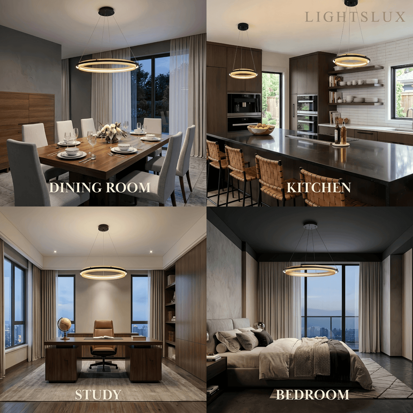 Vivara Post-Modern Ring Pendant Light