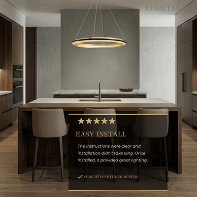 Vivara Post-Modern Ring Pendant Light
