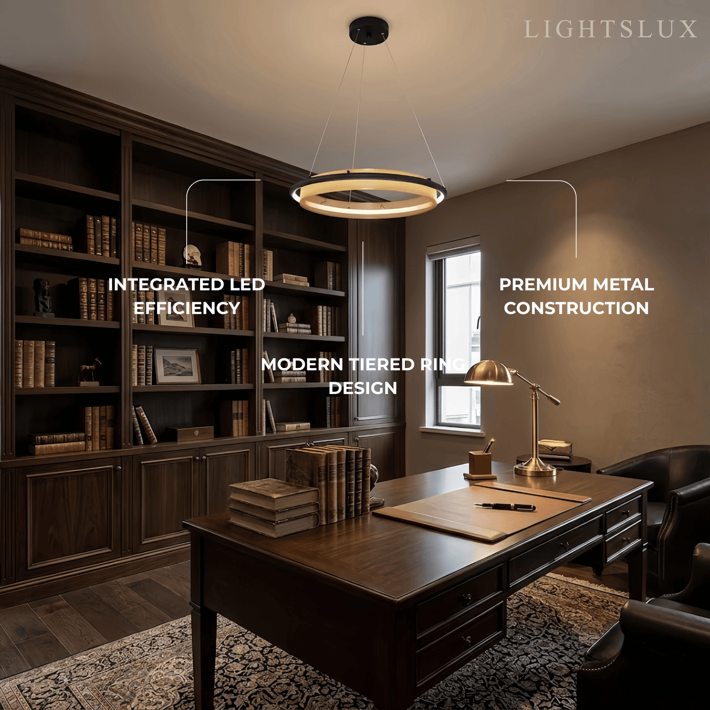Vivara Post-Modern Ring Pendant Light