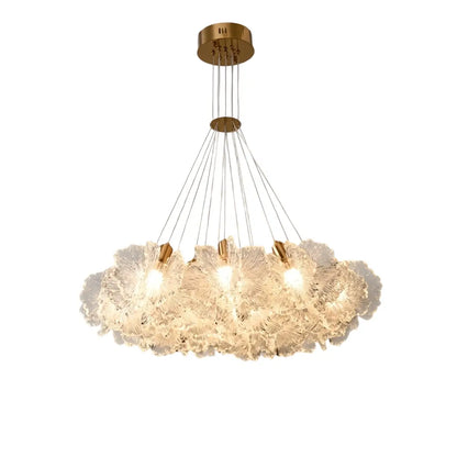 Vivara Modern Cloud Chandelier -- Colorful Acrylic White/Red/Purple/Blue for Dining Room