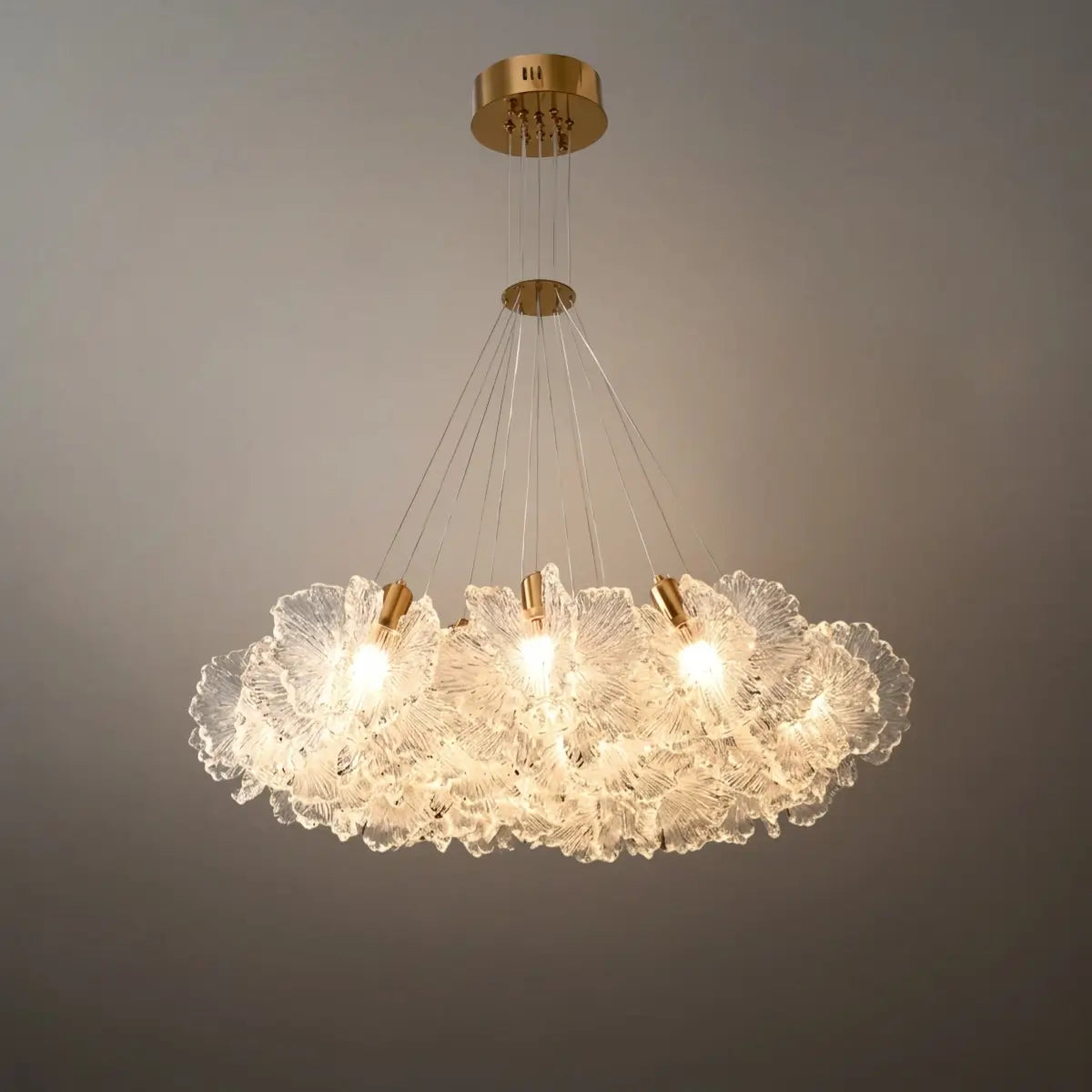 Vivara Modern Cloud Chandelier -- Colorful Acrylic White/Red/Purple/Blue for Dining Room