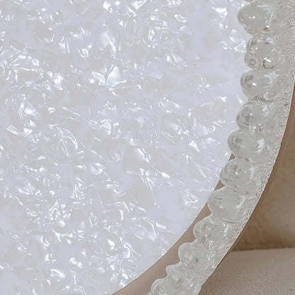 Vivara Modern Gold Flush Mount Ceiling Light -- Acrylic & Metal for Bedroom Bathroom
