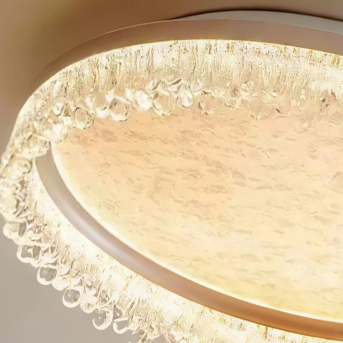 Vivara Modern Gold Flush Mount Ceiling Light 