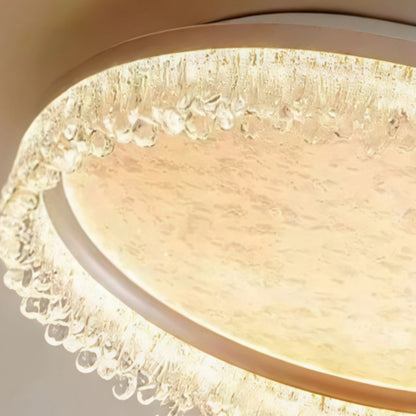 Vivara Modern Gold Flush Mount Ceiling Light 