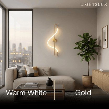 Arcato Artistic Musical Note Wall Lamp – Gold