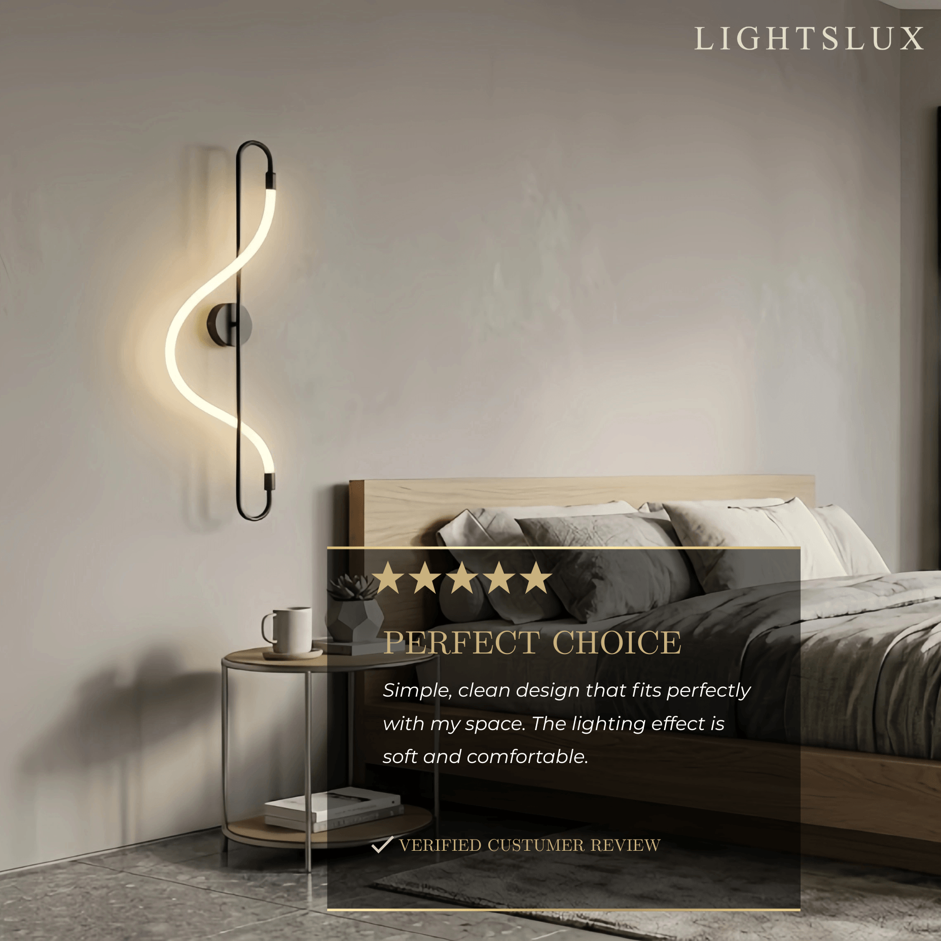Arcato Artistic Musical Note Wall Lamp – Gold