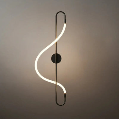 Arcato Artistic Musical Note Wall Lamp – Gold