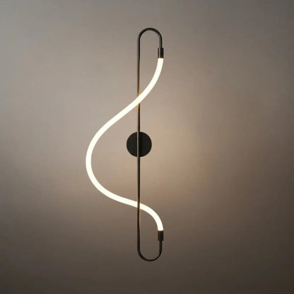 Arcato Artistic Musical Note Wall Lamp – Gold