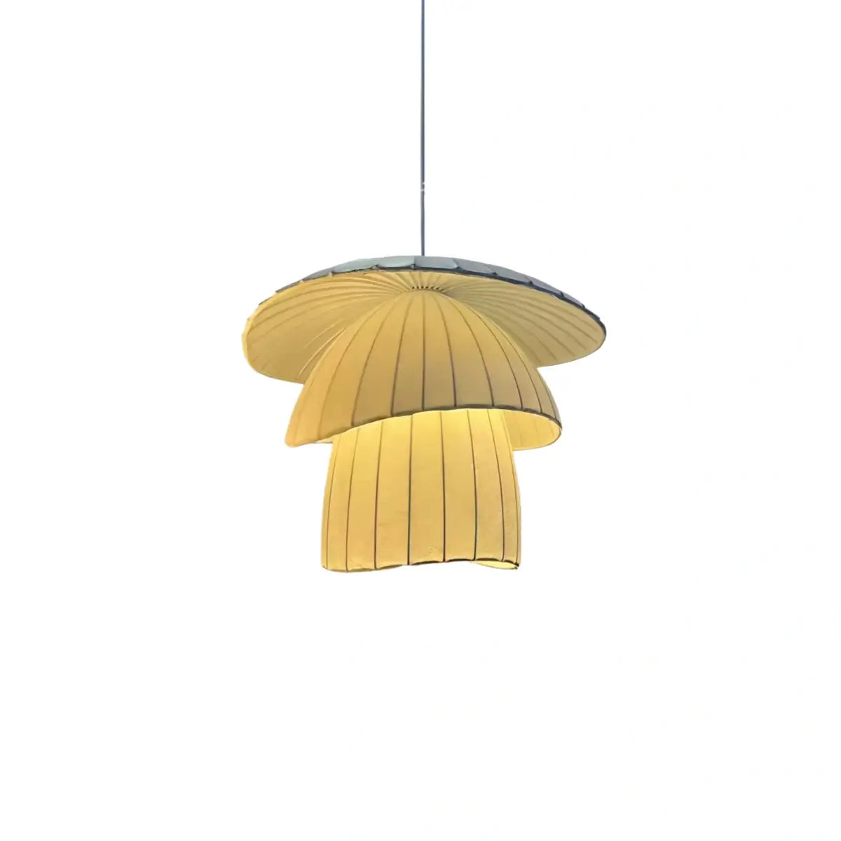 Zenno Minimalist Coir Silk Pendant Light – Natural