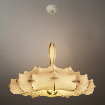 Nordic Silk Pendant Light -- White