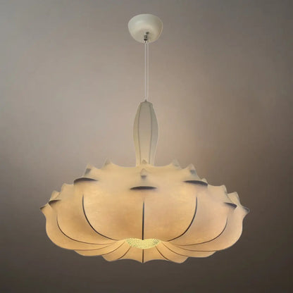 Nordic Silk Pendant Light -- White