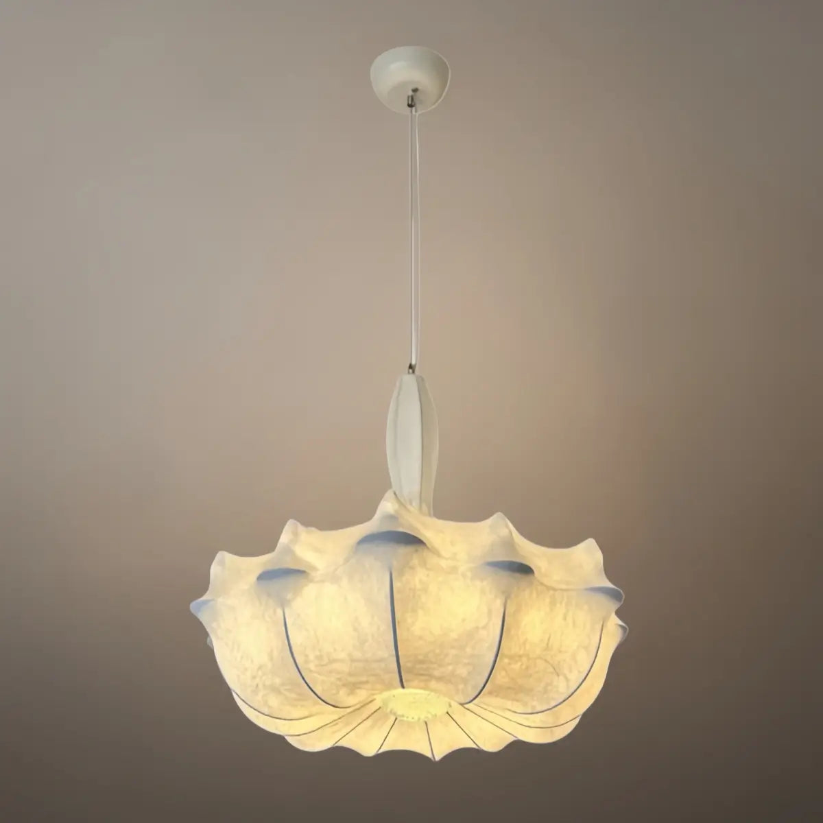 Nordic Silk Pendant Light -- White