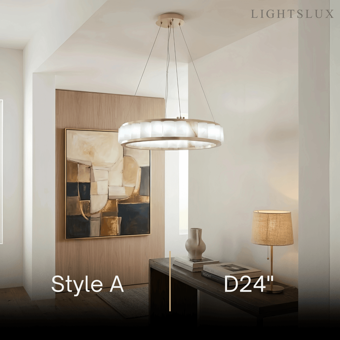Modern_Alabaster_Pendant_Light_--_Gold