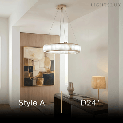 Modern_Alabaster_Pendant_Light_--_Gold