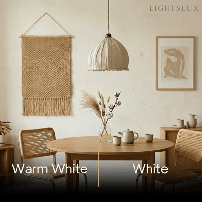 Zenno Minimalist Fabric Pendant Light 