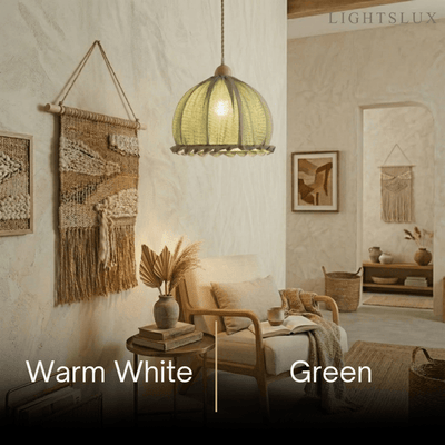 Zenno Minimalist Fabric Pendant Light 