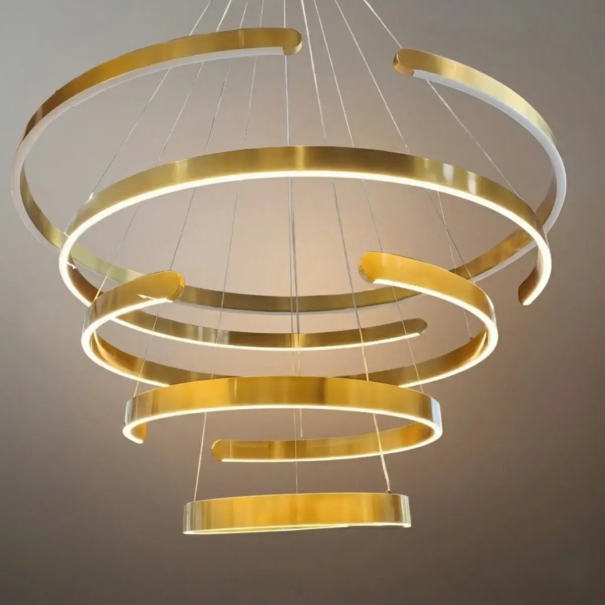 Vivara Modern Tiered Circular Chandelier