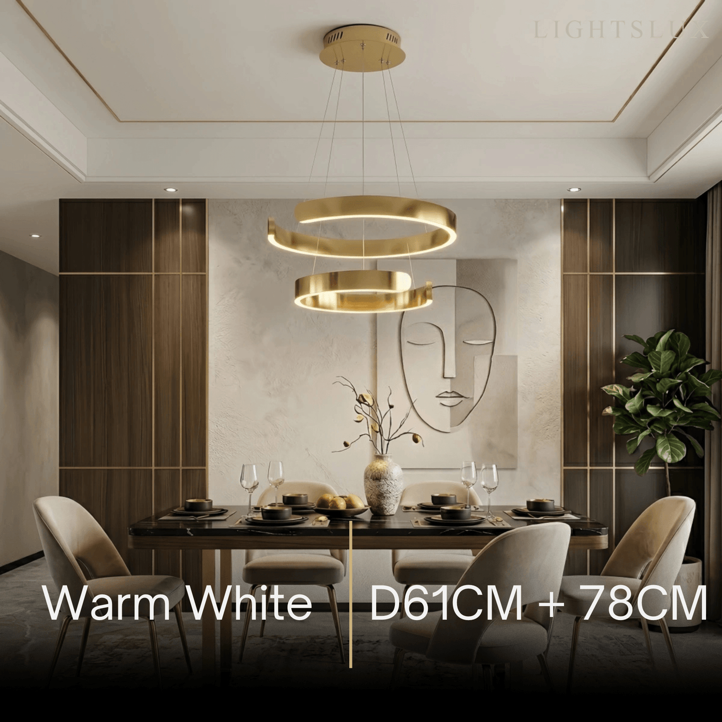  Vivara Modern Tiered Circular Chandelier