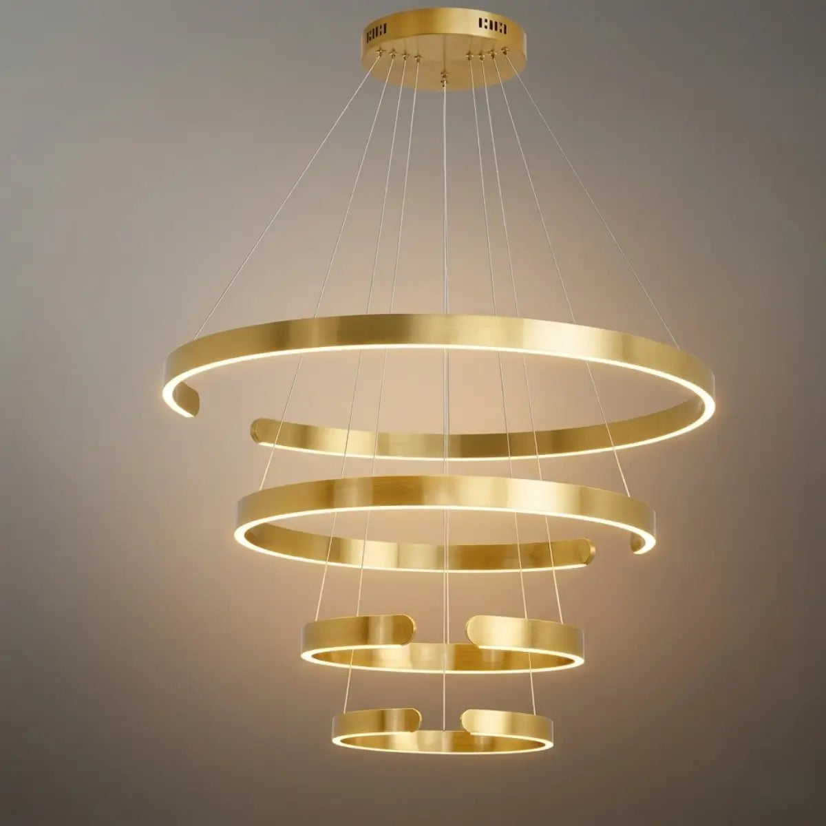 Vivara Modern Tiered Circular Chandelier