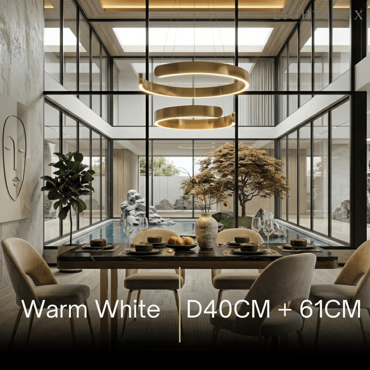 Vivara Modern Tiered Circular Chandelier