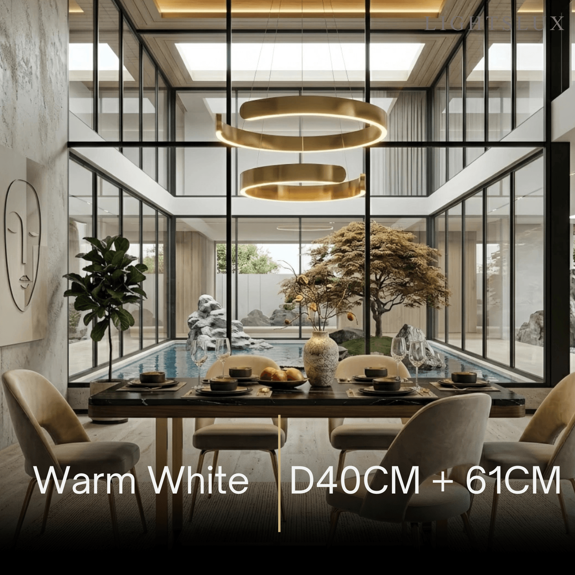 Vivara Modern Tiered Circular Chandelier