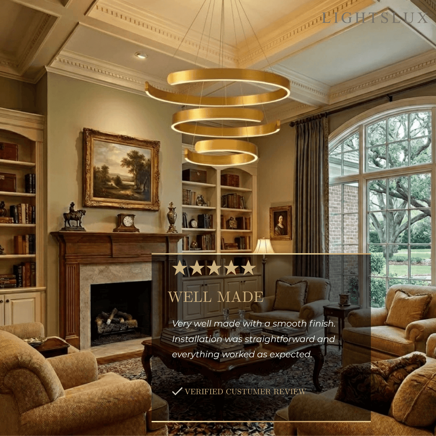 Vivara Modern Tiered Circular Chandelier