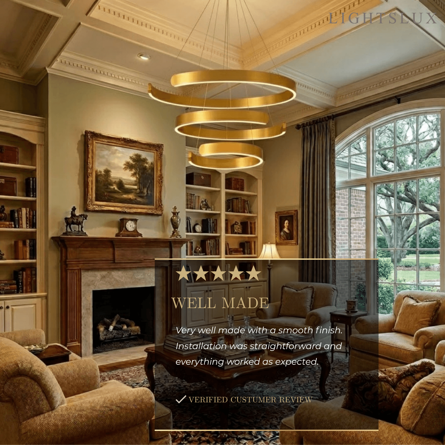Vivara Modern Tiered Circular Chandelier