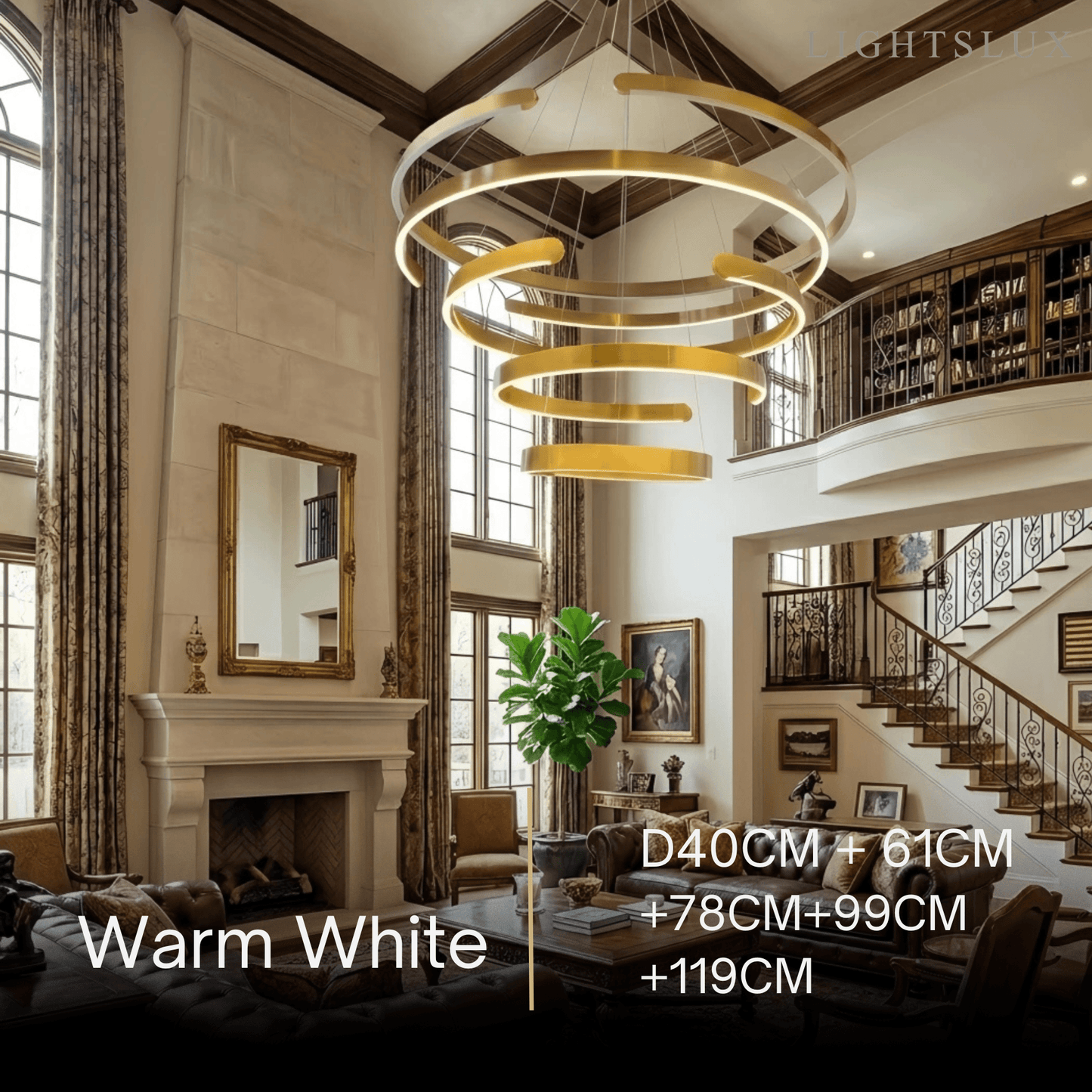 Vivara Modern Tiered Circular Chandelier